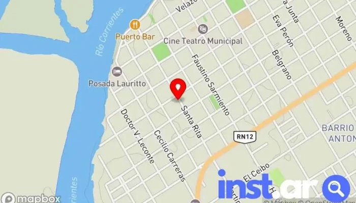 Radio Del Guaran -  Mapa - Esquina