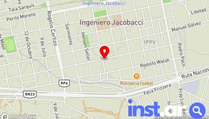 Radio Nacional Jacobacci -  Mapa - Ingeniero Jacobacci