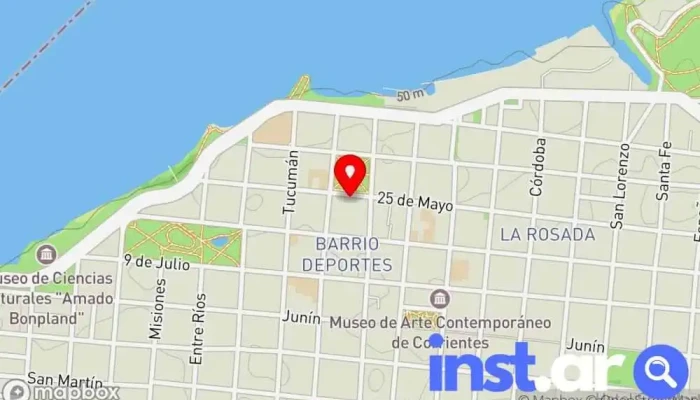 Rectorado -    Universidad Nacional Del Nordeste Mapa - Bch