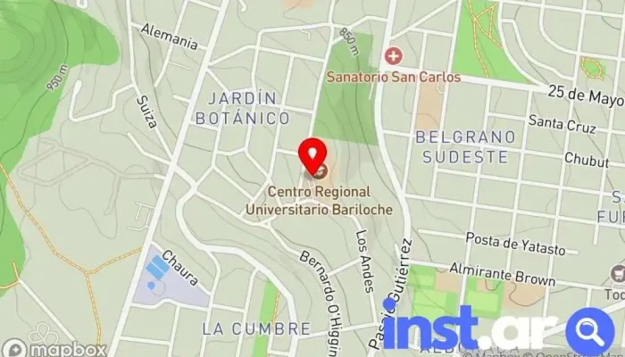 Revista Efei -  Mapa - San Carlos de Bariloche