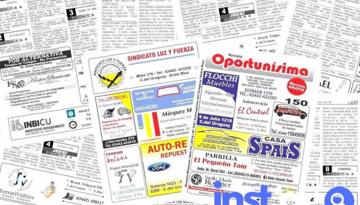 Revista Oportunisima - Concepción Del Uruguay