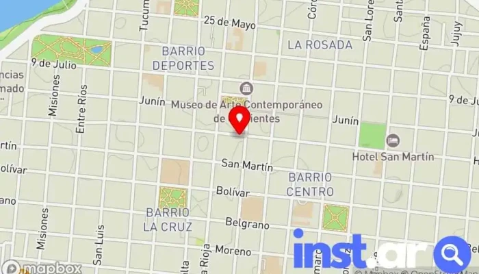 Revisteria Garcia Garcia -  Mapa - Corrientes