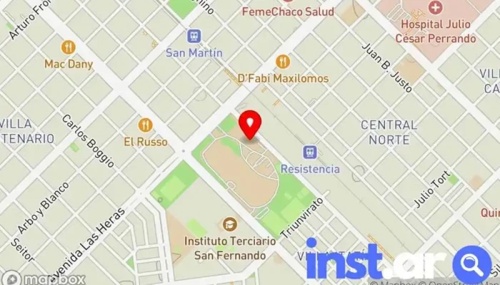 Universidad Nacional Del Nordeste -  Mapa - Resistencia