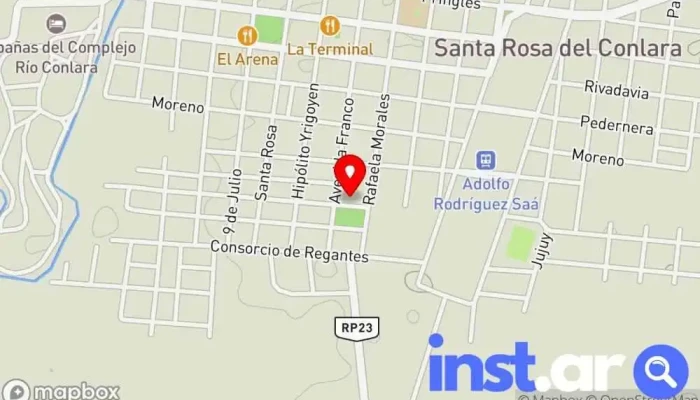 Via Cu4tro -  Mapa - Santa Rosa del Conlara