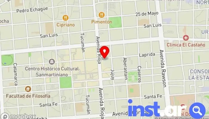 mapa de Yolylan Lanas - Hilados Comercio en San Juan