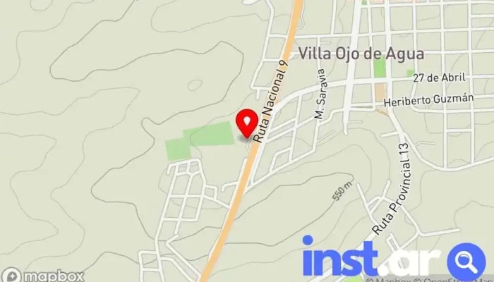 mapa de YPF - ACA VILLA OJO DE AGUA Gasolinera en Villa Ojo de Agua